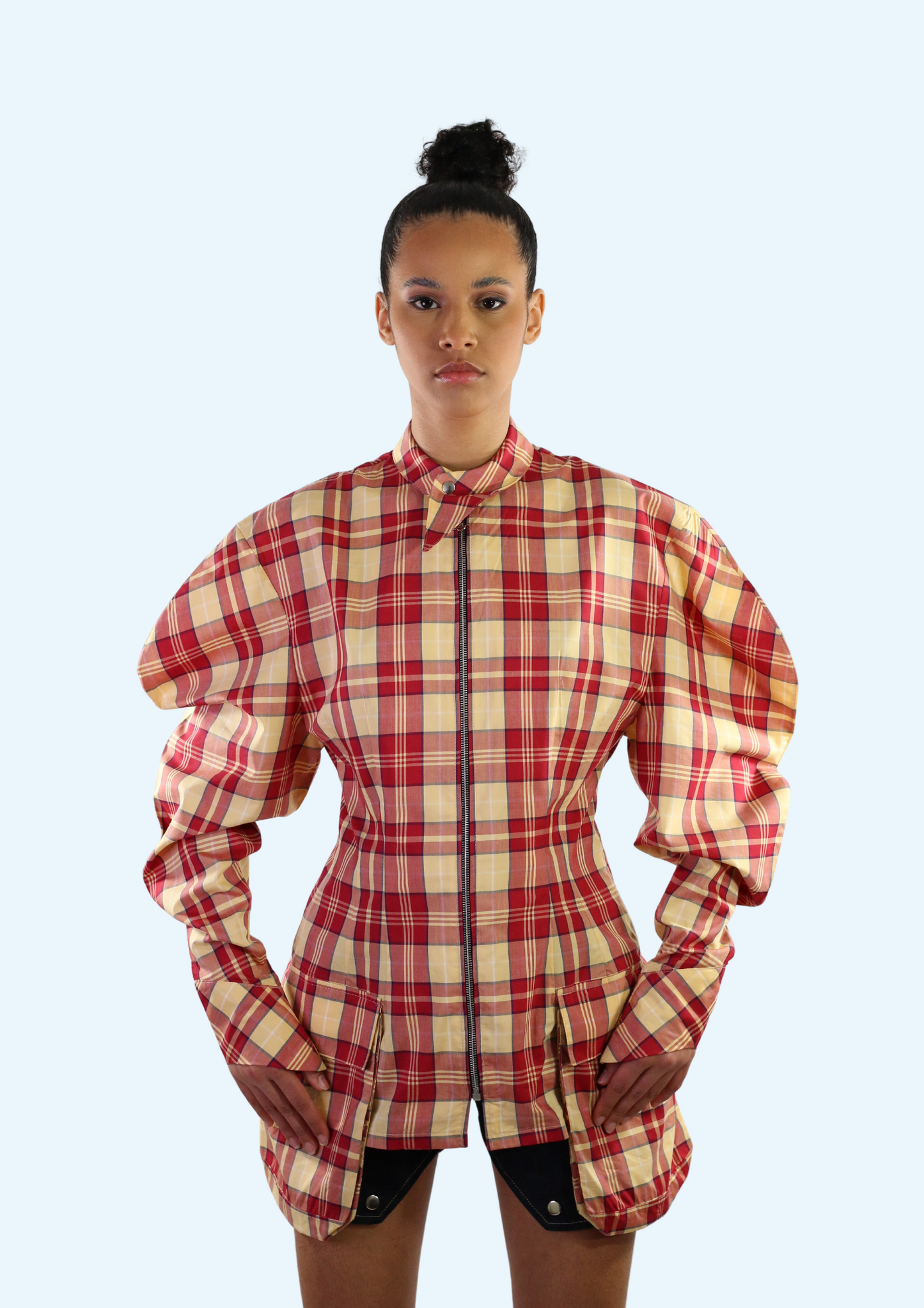 Chemise Argolas - Madras coton et soie